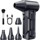 thumbnail image 1 of Spray de Aire Honornic Recargable Inalámbrico Negro, 1 of 8