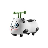 Babyluna - Correpasillos Auto Andador Infantil Con Luces Y Música Oso Panda Negro