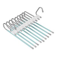 Bothyi - Perchas Para Pantalones Plegables De Múltiples Capas, Perchas Para Guardarropa, Estante Colgante Para Hotel De Viaje, Verde