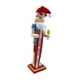 thumbnail image 1 of Estatuilla de Cascanueces Papá Noel de Madera 38cm, 1 of 3