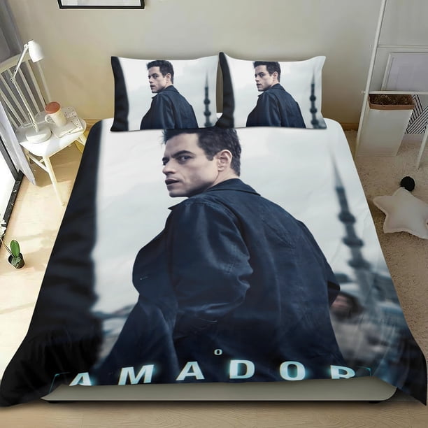 El Aficionado Conjunto de sábanas temático, trío de piezas, cómodo y amigable con la piel, diseño único, regalo de decoración para el hogar para familiares, amigos y fans,135cm *200cm
