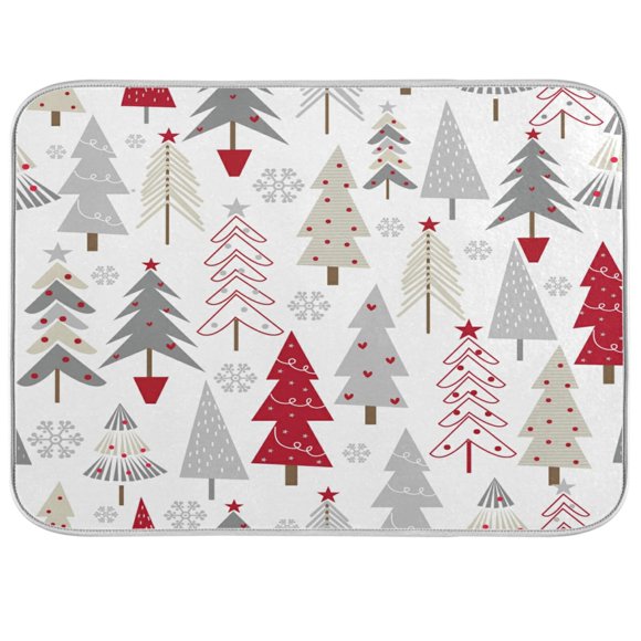 Alfombrilla para secar platos Nander Beautiful Christmas Tree 45,7 x 60,9 cm