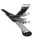 thumbnail image 4 of Cinturon De Gimnasio De Cuero Levantamiento 4 Pulgadas Black Gold - Wbs-4rb - M, 4 of 4