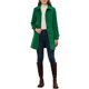 thumbnail image 2 of INSPIRE CHIC Abrigo de Invierno para Mujer con Cuello Peter Pan, Corte en Línea A hasta el Muslo, con Botonadura Simple, Talla S, Verde, 2 of 6