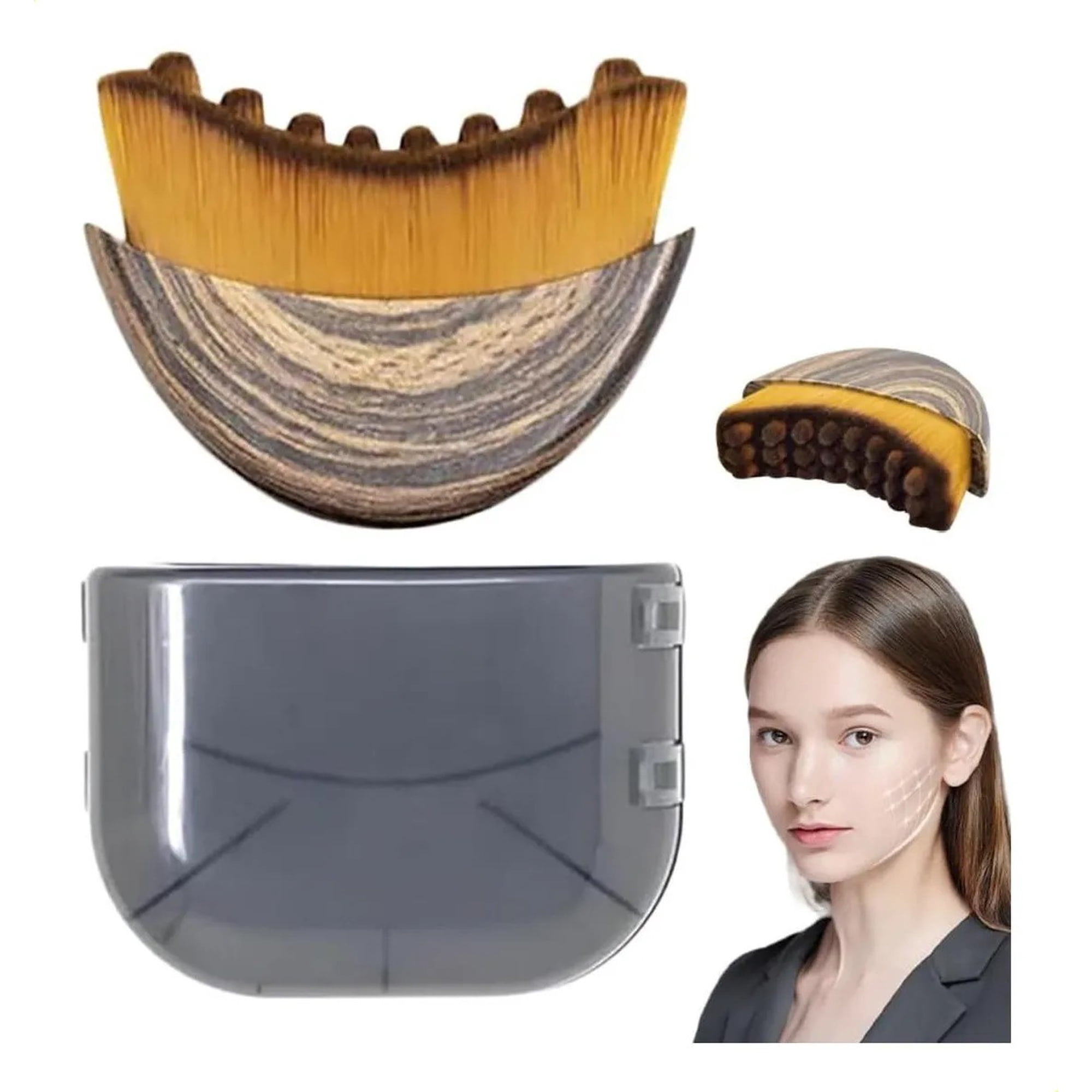 Savia Chic - Cepillo Facial Para Contorno Linfático, Masajeador De Drenaje