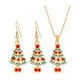 thumbnail image 5 of Juego De Collar Y Pendientes Navideños, Novedad Para Aniversario Festivo, árbol De Año Nuevo, 5 of 5