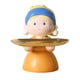 thumbnail image 2 of Estatuilla De Chica Nórdica Estatua Plato Para Servir Frutas Bandeja De Tocador Cosmético 18cmx17cmx21cm, 2 of 5