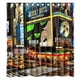 thumbnail image 1 of Cortina de ducha de Broadway con ganchos, tamaño 66 x 72 pulgadas, 1 of 3