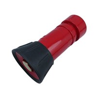 Magideal - Boquilla De Manguera Contra Incendios Accesorios De Equipos De Fuego Riegue De Jardín Fácil De Instalar Uso Al Aire Libre Boquilla De Pulverización De 1 Pulgada