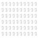thumbnail image 4 of CLIPS de MELLA de 60 PCS CUBIERTAS de CUBIERTA de CUBIERTA Multipropósito clips de soporte transparente moderno para un restaurante para acampar de 6x5x1.5 cm, 4 of 5