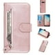 thumbnail image 1 of Funda con Cremallera para Samsung Galaxy S10, Carcasa Cartera de Cuero PU con Soporte y Tarjetero, 1 of 5