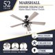 thumbnail image 2 of Ventilador de techo Prominence Home 132 cm negro mate, 2 of 9