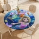 thumbnail image 4 of Magia de sirenas-theme Fitted Round Tablecloths Elastic Edged Table Covers Waterproof Table Cloth for Kitchen Holiday Party Tables Decor 150cm, 4 of 6