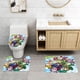 thumbnail image 2 of Juego de Alfombras de Baño Snorks Terciopelo Coral 3 Piezas, 2 of 6