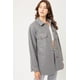 thumbnail image 4 of Shacket Ccwholesalesclothings Jq Fleece Sobredimensionado Gris Claro, 4 of 5