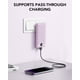 thumbnail image 2 of VRURC Power Bank 10000mAh con cables USB-C integrados, color morado, 2 of 9