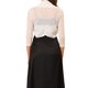 thumbnail image 3 of INSPIRE CHIC Bolero de Mujer Semi Transparente con Mangas 3/4 Cárdigan Corto Blanco 2XL, 3 of 6