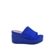 thumbnail image 1 of Sandalia Gamuza Ecológica ZAZ80 Azul Mujer, 1 of 5