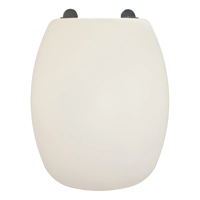 Genérico - Asiento Wc Para Mallorca Madera - Bemis 580Char Cuadrada Blanco