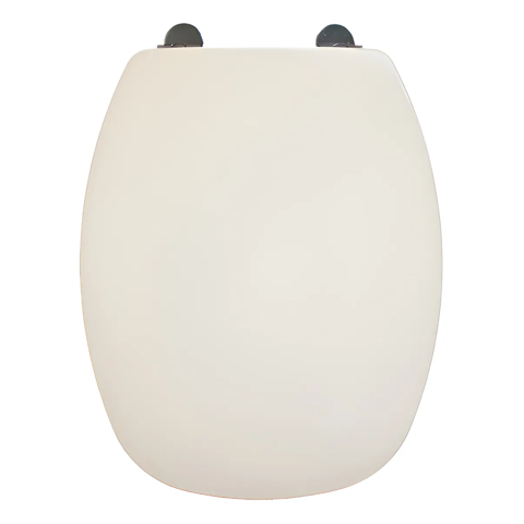 Genérico - Asiento Wc Para Mallorca Madera - Bemis 580Char Cuadrada Blanco