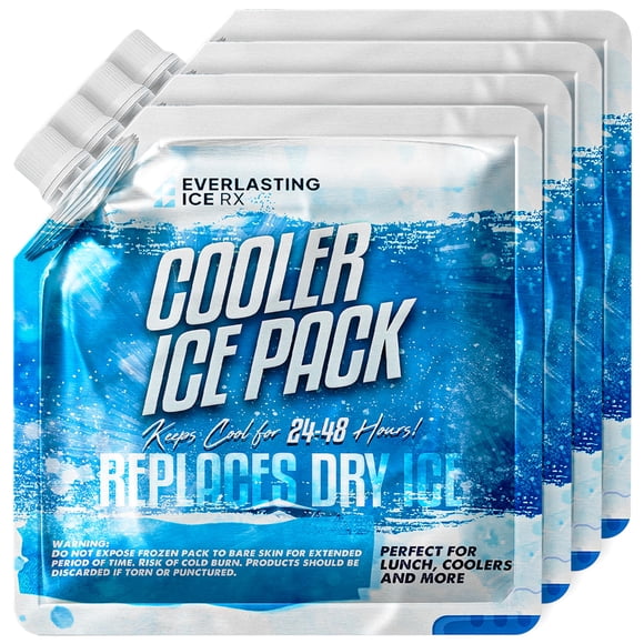 Paquetes de hielo reutilizables Everlasting Ice RX Cooler (paquete de 4)