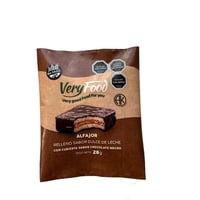 Alfajor Relleno Sabor Dulce De Leche 28 G Very Food