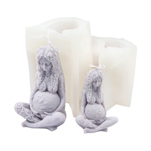 Moldes para velas Zohuyar de silicona Madre Tierra talla M