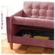 thumbnail image 5 of Futón Sofá Cama Genova Tela Velvet Palo Rosa, 5 of 8