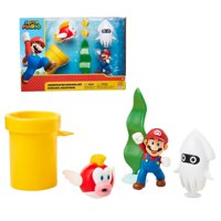 Genérico - Juguete Set Super Mario Escena Bajo Agua 6Cm Nintendo