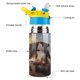 thumbnail image 3 of Godzilla Botella de Agua con Tapa Pop Top de Un Toque, Acero Inoxidable, a Prueba de Fugas, para Deportes, Botella Infantil azul 12 oz, 3 of 6
