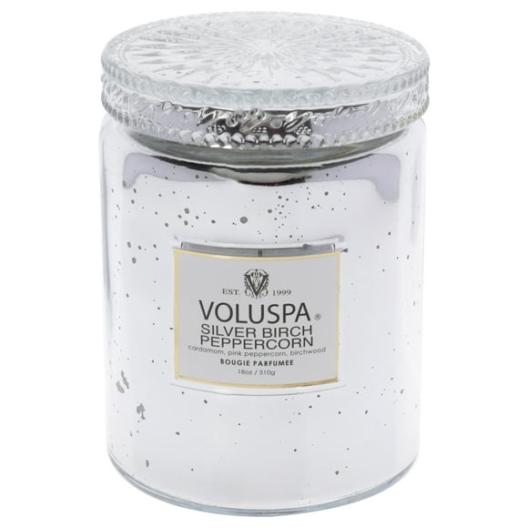 Vela Voluspa Pimienta de Abedul Plateado Grande 500 g
