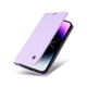 thumbnail image 5 of Funda Billetera de Cuero para iPhone 15 Pro Max con Tarjetero y Soporte - Tapa Magnética Morado, 5 of 6