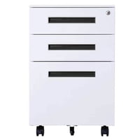 Recilock - Cajonera Metálica 3 Cajones Con Rueda