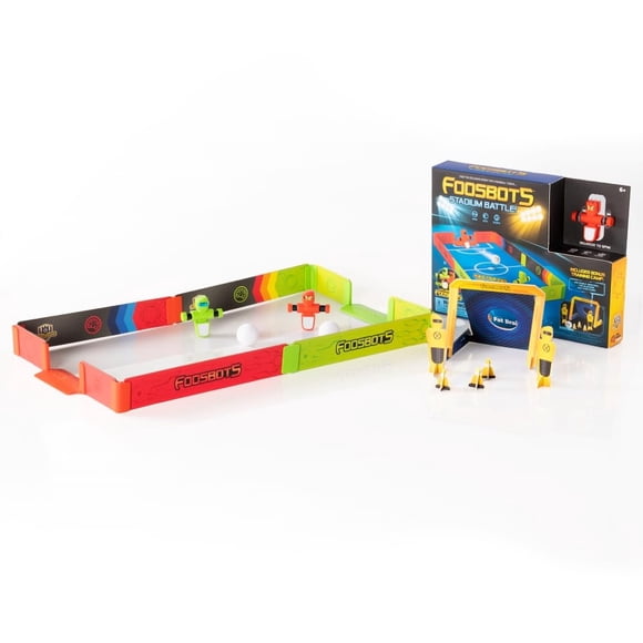 Set Stadium Battle Fat Brain Toys Foosbots para 2 jugadores o más de 6 años