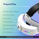 thumbnail image 4 of Correa para la cabeza con batería RGB Comfort 12000mAh para auriculares Meta Quest 3S - Mejora el tiempo de juego y la estabilidad-Blanco, 4 of 8
