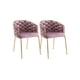 thumbnail image 1 of Pack 2 Sitial Arthur Terciopelo Gold - Rosa, 1 of 3