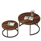 thumbnail image 1 of 2pcs Kit Mesas De Centro 50x50x38 Y 70x70x45 Madera #2, 1 of 3