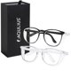 thumbnail image 1 of Gafas de seguridad Aqulius Stylish resistentes a los arañazos, paquete de 2, 1 of 3