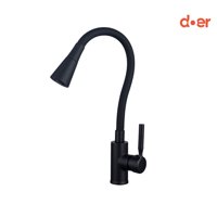 Doer - Monomando De Cocina Flexible Negra Talacasto