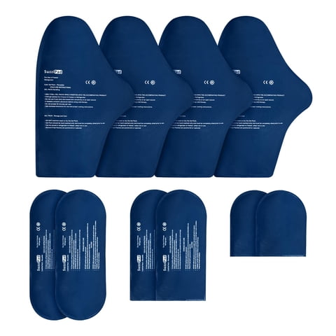 Set De Reemplazo De 10 Piezas De Paquetes De Gel Frío Suzzipad Tallas S/M