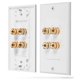 thumbnail image 1 of Plato de pared Fosmon Home Theater chapado en oro, cobre blanco, 1 of 6