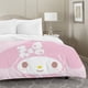 thumbnail image 2 of Pink my bunny melody anime cartoon bedding set Boys Girls kids cotton duvet cover and pillow cases-girls-3 pieces-Queen kawaii anime Bunny, 2 of 5
