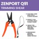 thumbnail image 5 of Tijeras Zenport Q91 Ultra de 18.5 cm para Poda de Ramas y Pezuñas, 5 of 7
