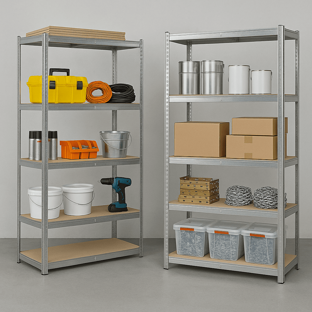 Klac - Pack 2 Estante Rack Metalico 180 X 90 X 40 Galvanizado