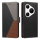 thumbnail image 4 of Funda Cartera Tricolor para Huawei Pura 80 Pro con Ranuras, Negro, 4 of 6