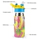thumbnail image 3 of Jem y las Hologramas Botella de Agua con Tapa Pop Top de Un Toque, Acero Inoxidable, a Prueba de Fugas, para Deportes, Botella Infantil azul 12 oz, 3 of 6
