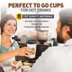 thumbnail image 3 of [Taza] Vaso de papel desechable para bebidas calientes Fit Meal Prep de 16 oz, 3 of 23