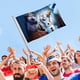 thumbnail image 4 of Olaf Presenta Bandera impresa con temática, regalo perfecto para fanáticos, amigos y familiares, y adecuada para actividades al aire libre e interiores, decoraciones de fiesta. 90 cm × 150 cm., 4 of 6