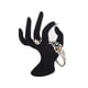 thumbnail image 2 of Maniquí Mano Joyería Pulsera Anillos Guantes Organizador De Exhibición Terciopelo Negro, 2 of 5
