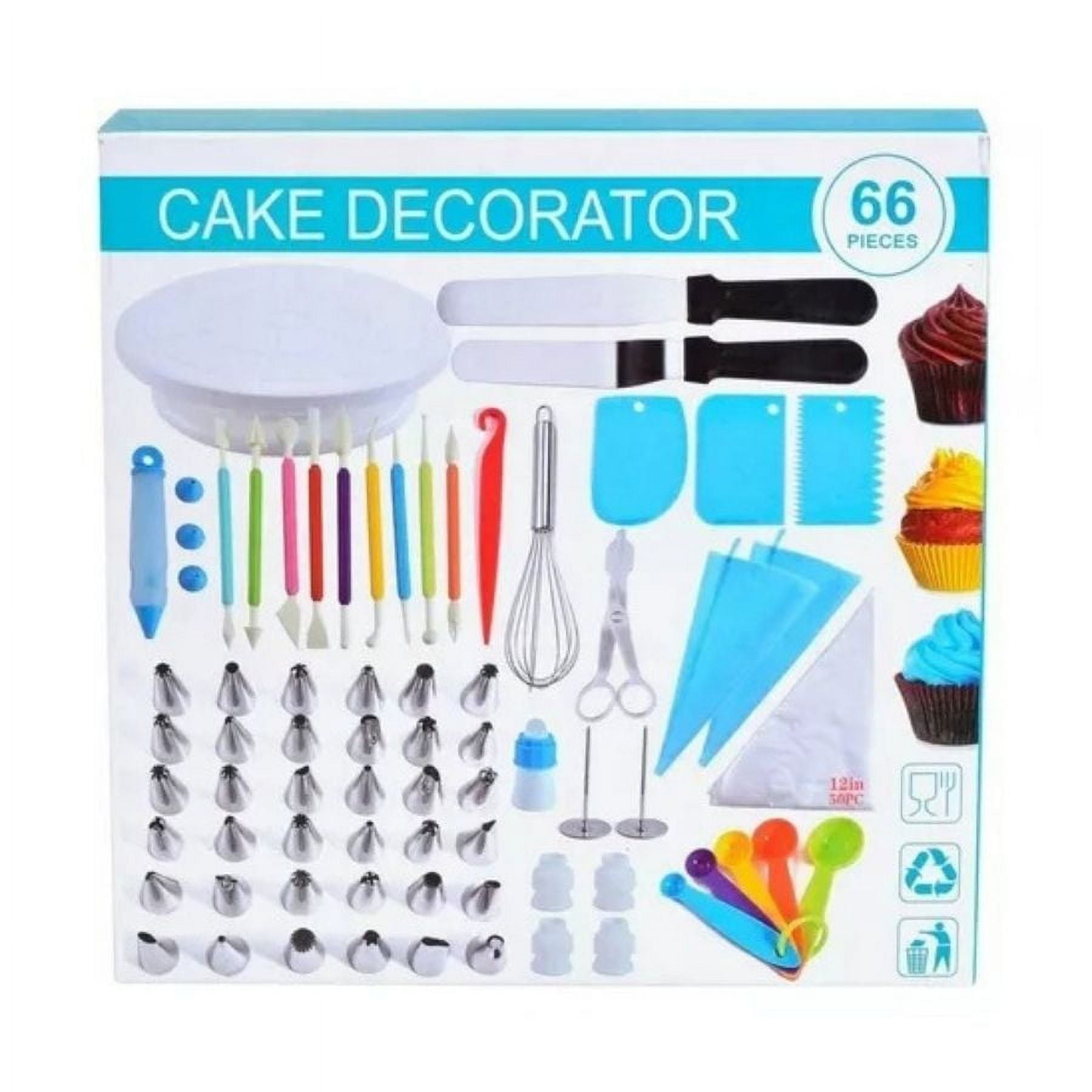 Click Ventas - Set 66 Piezas Reposteria Plato Giratorio Kit Pastelería